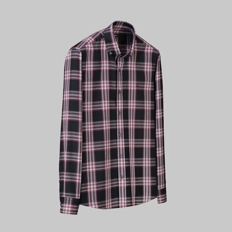 Eleta Siyah Kareli Gömlek 