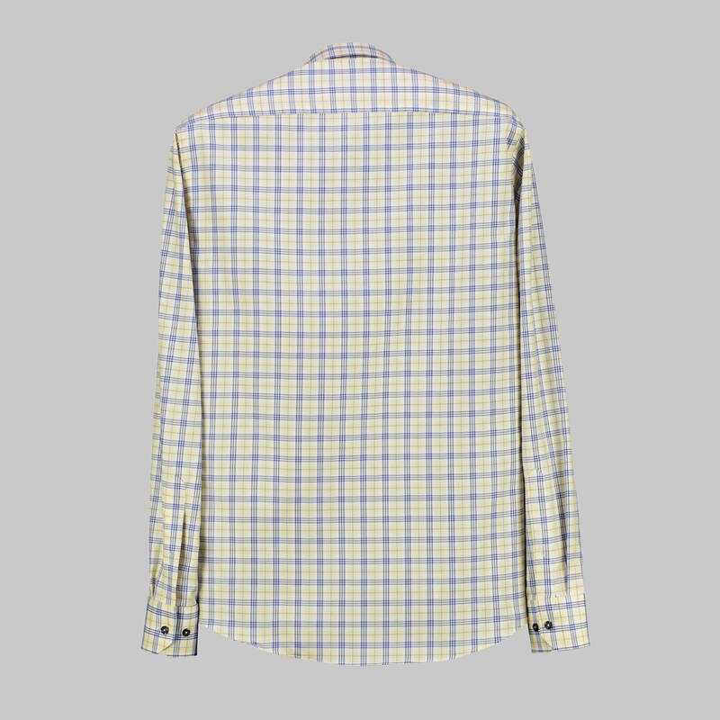 Eleta Slimeo Ekose Sarı Gömlek - 2