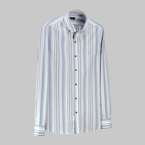 Eleta Slimeo Erkek Mavi Gömlek 