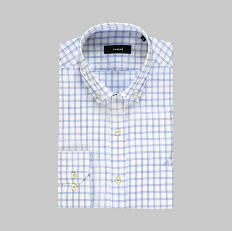 Eleta Uzun Kol Slimeo Mavi Gömlek - 3