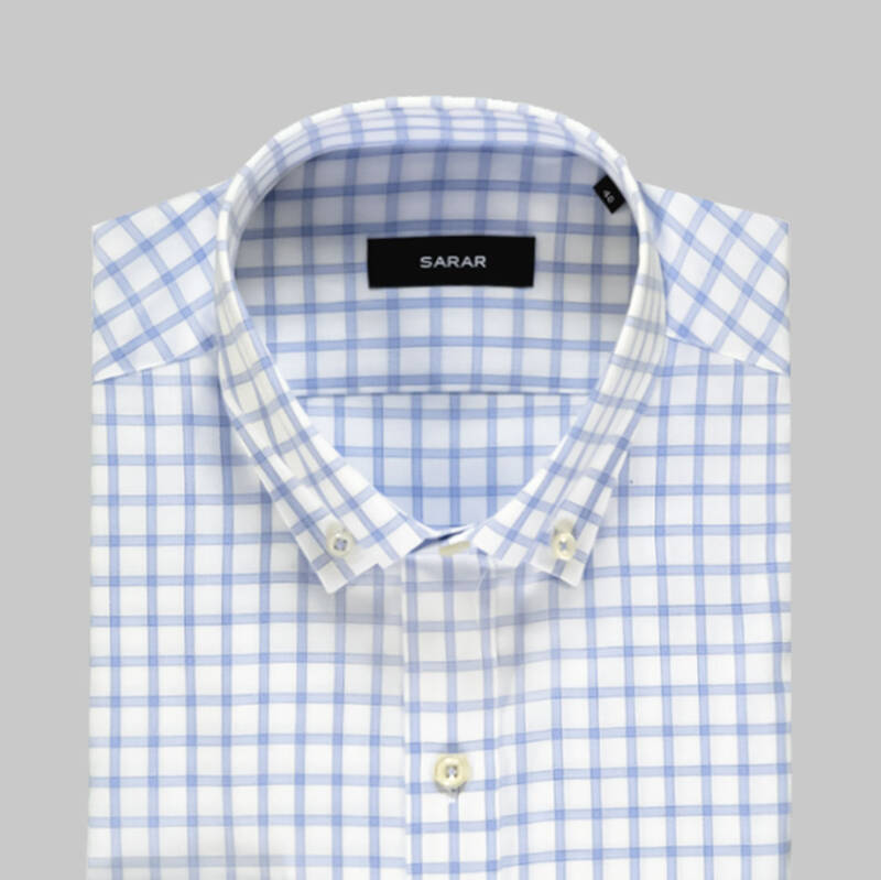 Eleta Uzun Kol Slimeo Mavi Gömlek - 4