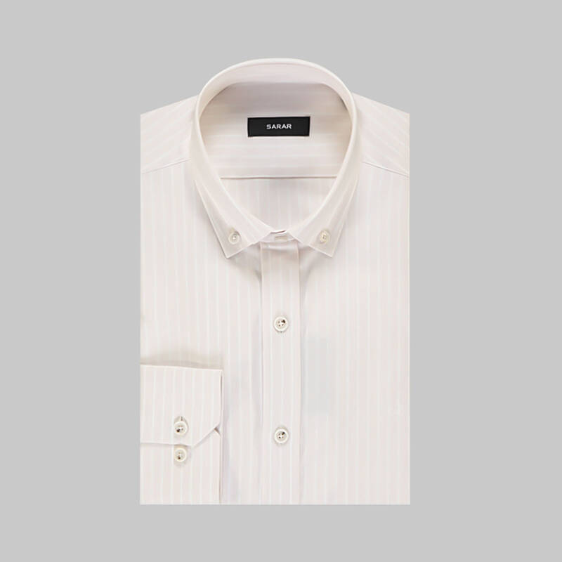 Eleta Uzun Kol Slimeo Bej Gömlek - 3