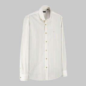 Eleta Slimeo Bej Gömlek 