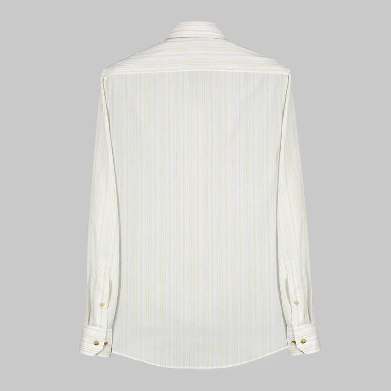 Eleta Slimeo Bej Gömlek - 2