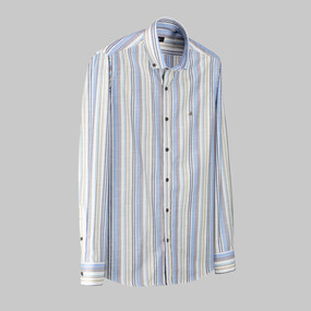 Eleta Uzun Kol Slimeo Gömlek Kahverengi 