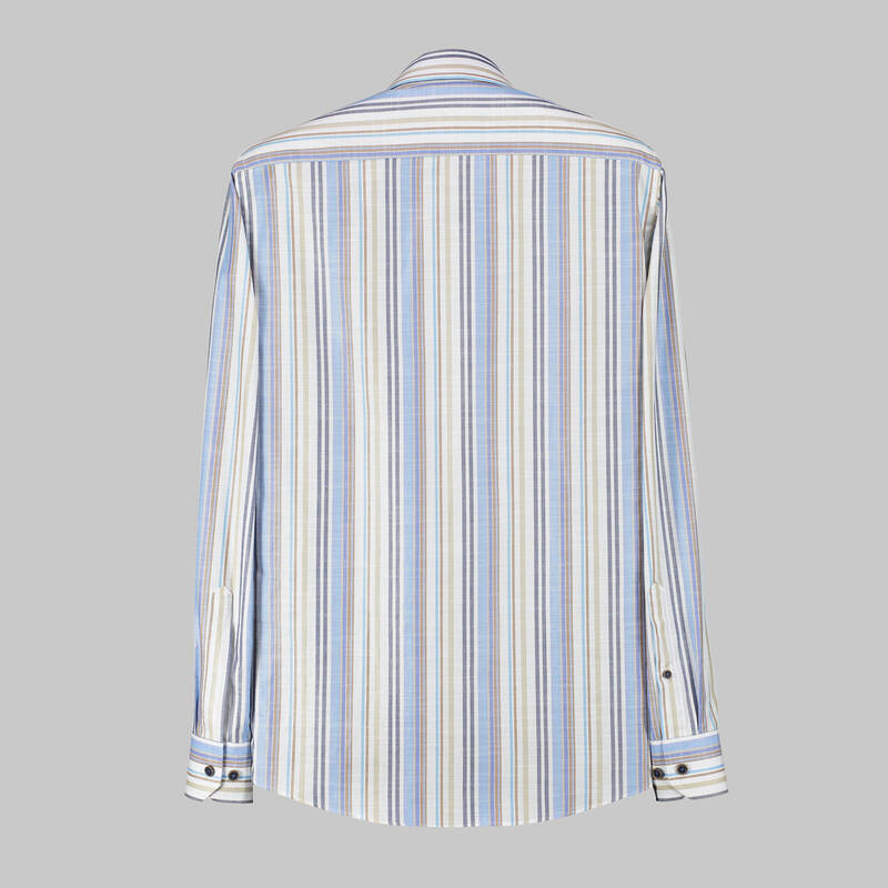 Eleta Uzun Kol Slimeo Gömlek Kahverengi - 2