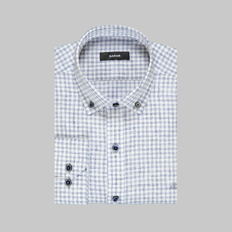 Eleta Slim Fit Mavi Gömlek - 3