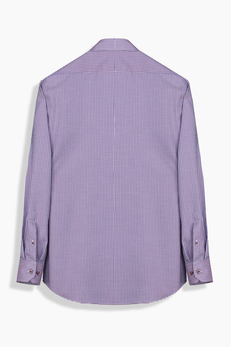 Eleta Kareli Mürdüm Gömlek - 2