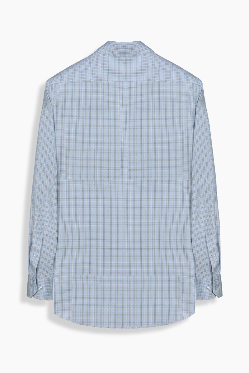 Eleta Kareli Pamuklu Yeşil Gömlek - 2