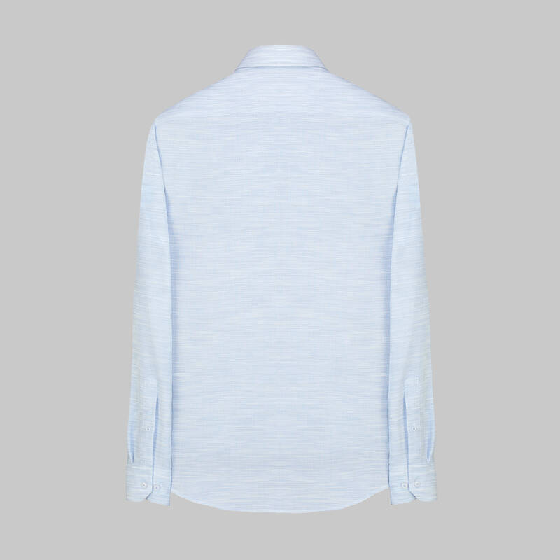 Eleta Mavi Slim Erkek Gömlek - 3