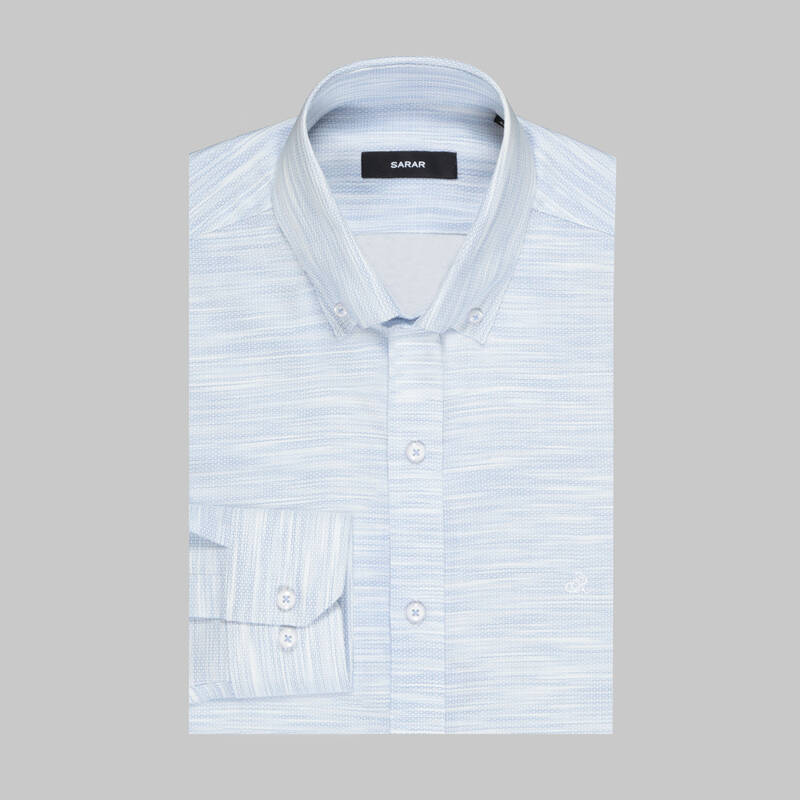 Eleta Mavi Slim Erkek Gömlek - 4