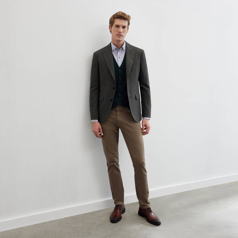 Eleta Mavi Slim Erkek Gömlek - 1