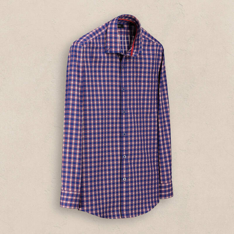 Eleta Pamuklu Kırmızı Gömlek - 1