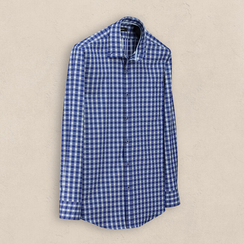 Eleta Pamuklu Mavi Gömlek 