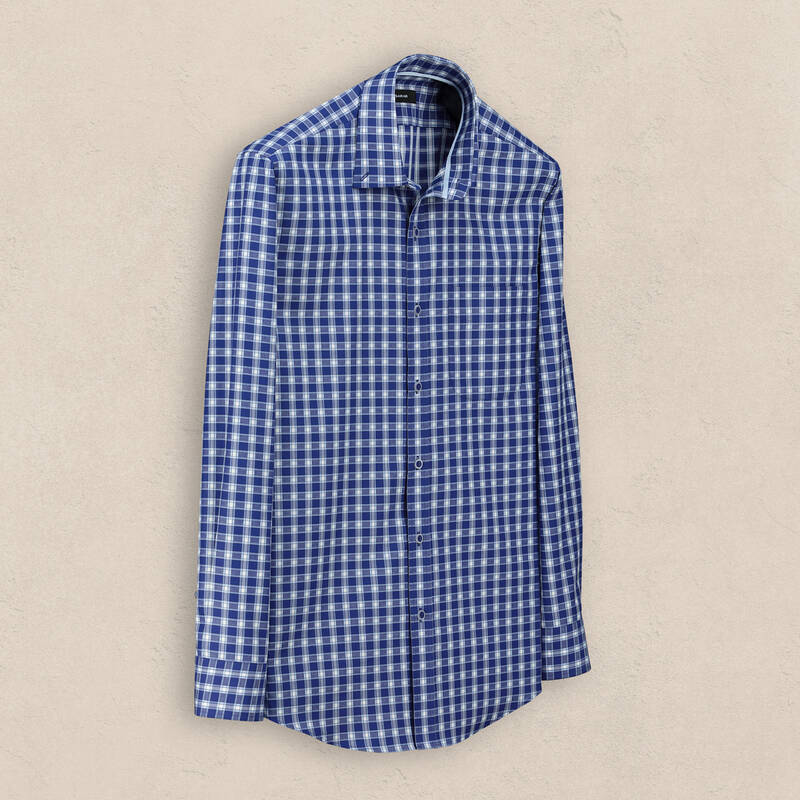 Eleta Pamuklu Mavi Gömlek - 1