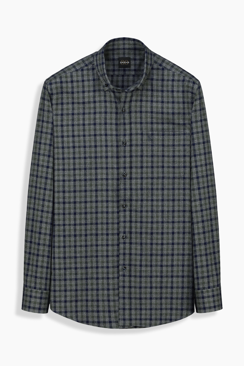 Eleta Selection Pamuklu Yeşil Gömlek - 1