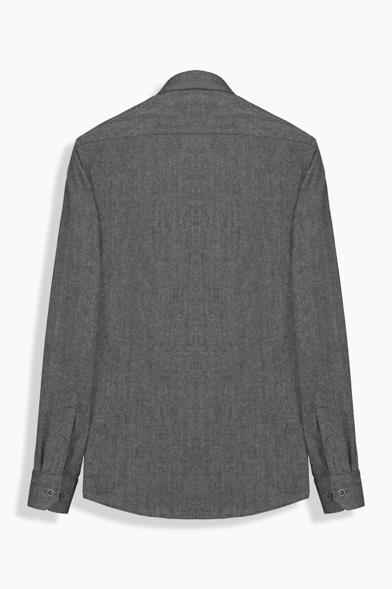 Eleta Slim Koyu Gri Gömlek - 2