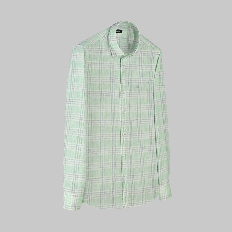 Eleta Slim Yeşil Gömlek - SARAR