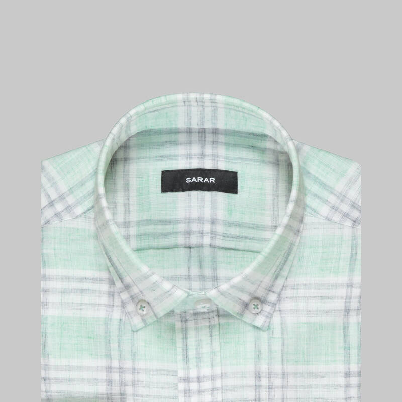 Eleta Slim Yeşil Gömlek - 4