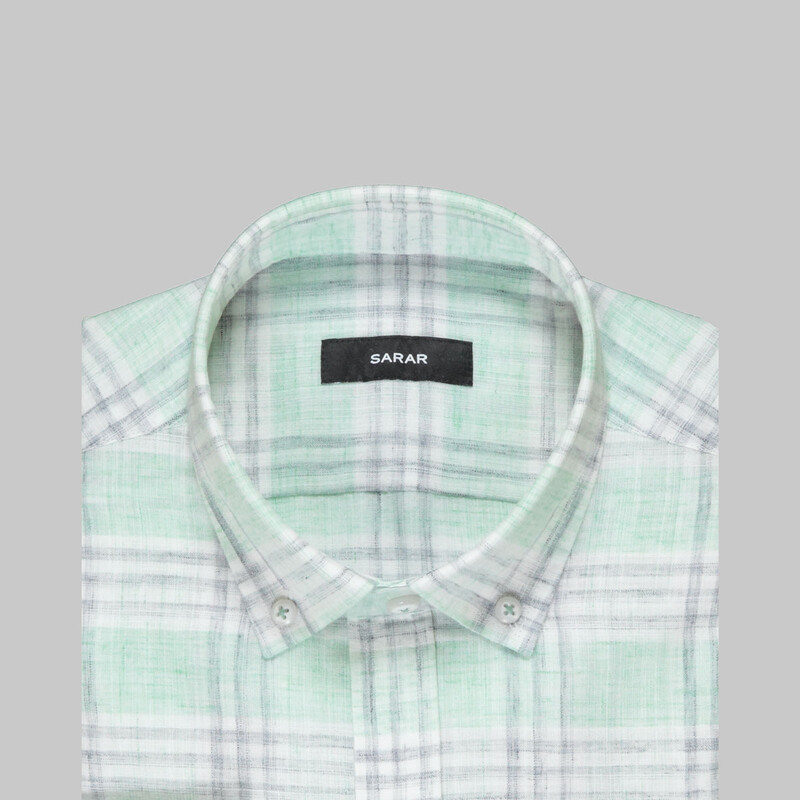 Eleta Slim Yeşil Gömlek - SARAR