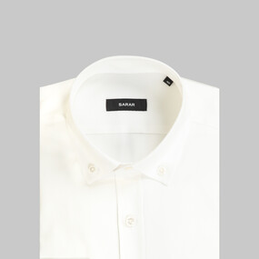 Eleta Uzun Kol Klasik Beyaz Gömlek - SARAR