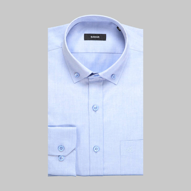 Eleta Mavi Uzun Kol Klasik Gömlek - 3