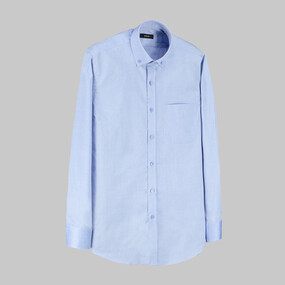 Eleta Mavi Uzun Kol Klasik Gömlek 