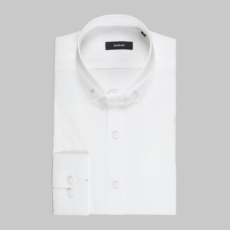 Eleta Uzun Kol Beyaz Slim Gömlek - 3