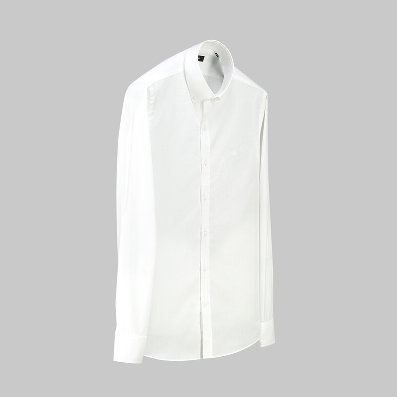 Eleta Uzun Kol Beyaz Slim Gömlek 