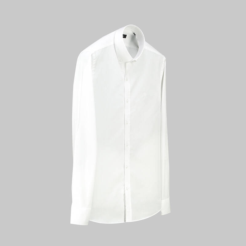 Eleta Uzun Kol Beyaz Slim Gömlek - 1