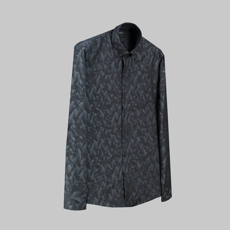 Eleta Uzun Kol Siyah Slim Gömlek - 1