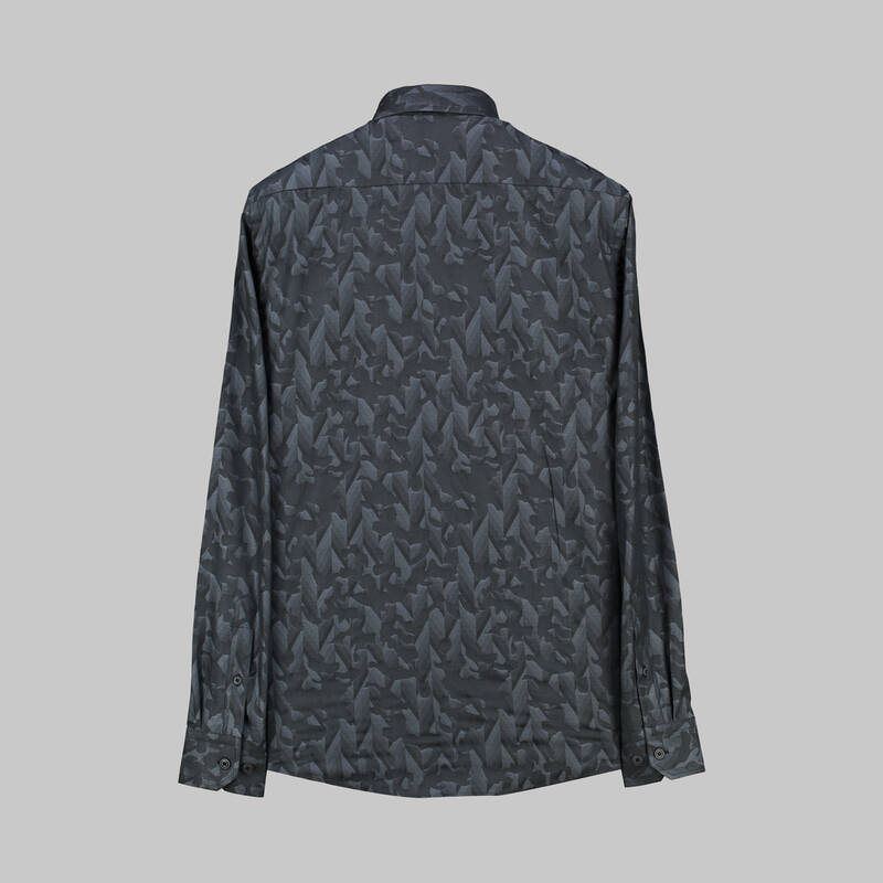 Eleta Uzun Kol Siyah Slim Gömlek - 2