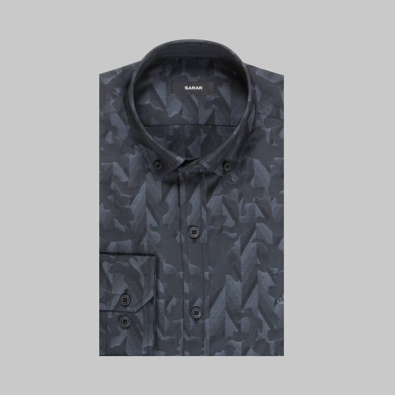 Eleta Uzun Kol Siyah Slim Gömlek - 3