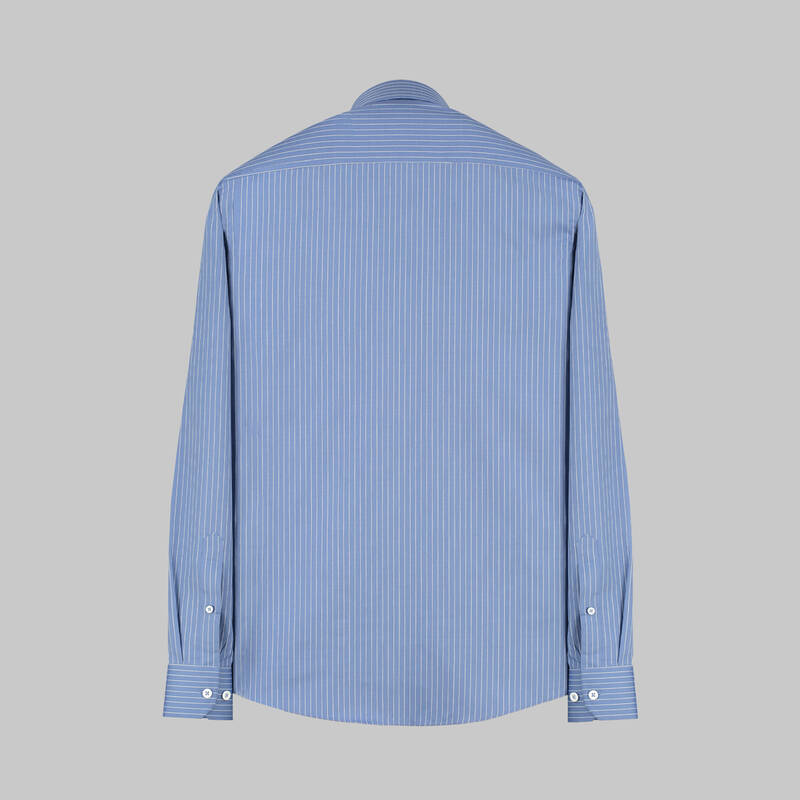 Eleta Uzun Kol Mavi Slim Gömlek - 2