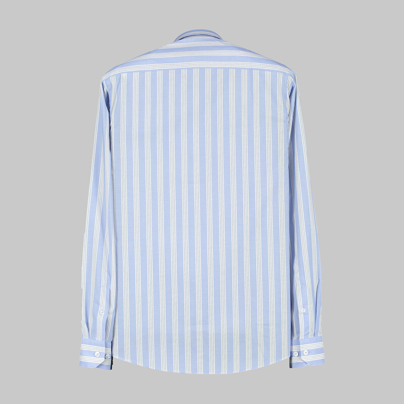 Eleta Uzun Kol Çizgili Slim Gömlek - SARAR