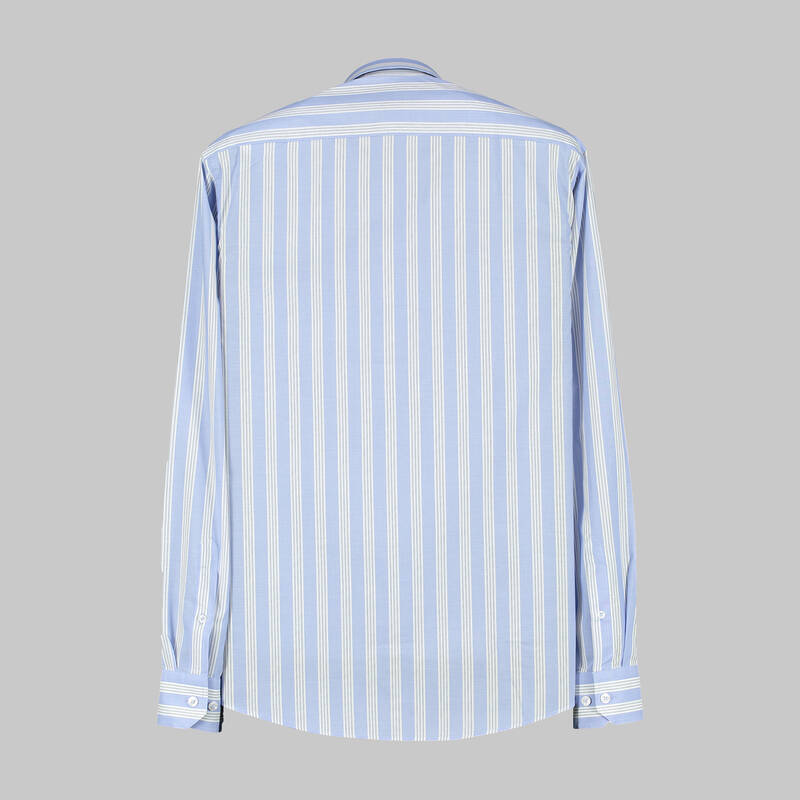 Eleta Uzun Kol Çizgili Slim Gömlek - 2