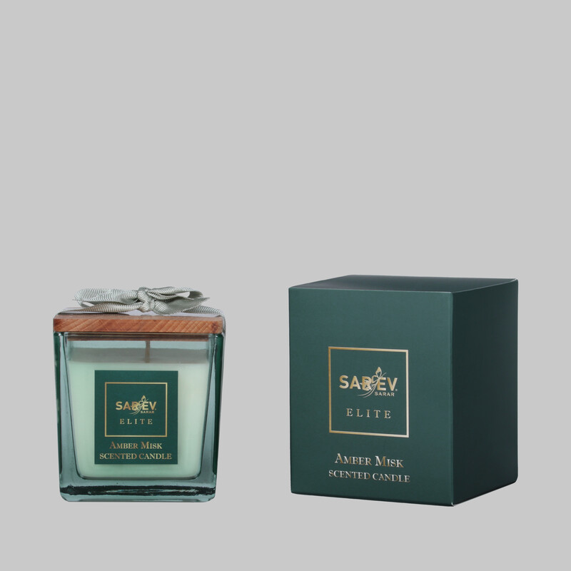Elite Amber Mısk Kokulu Mum 