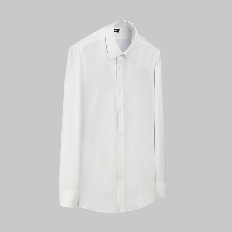 Elvio Beyaz Slim Fit Gömlek - 1