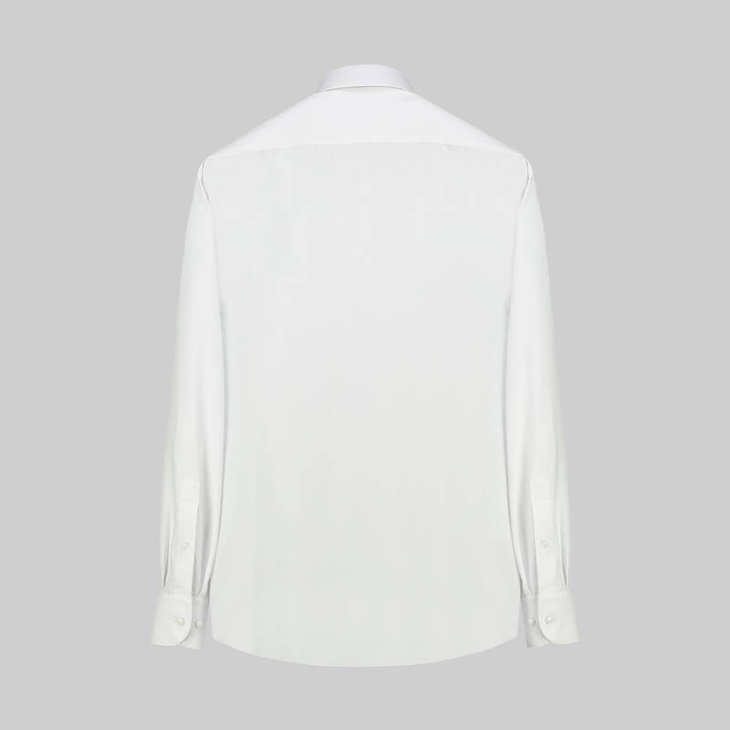 Elvio Beyaz Slim Fit Gömlek - 2