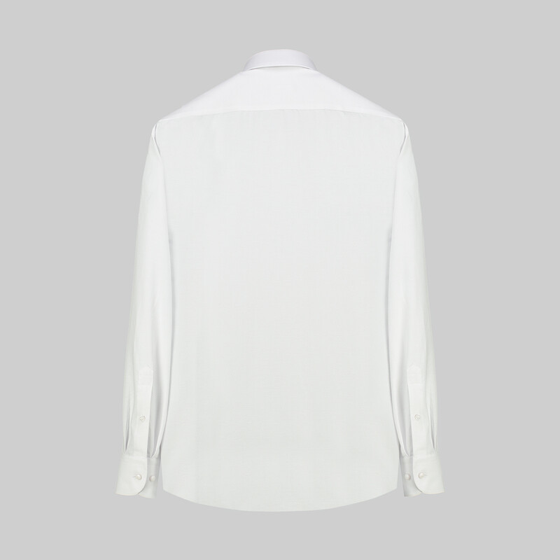 Elvio Beyaz Slim Fit Gömlek - SARAR