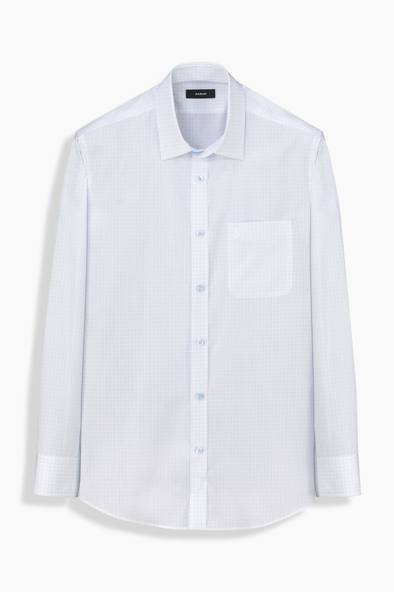 Elvio Cepli Kareli Mavi Gömlek - 1