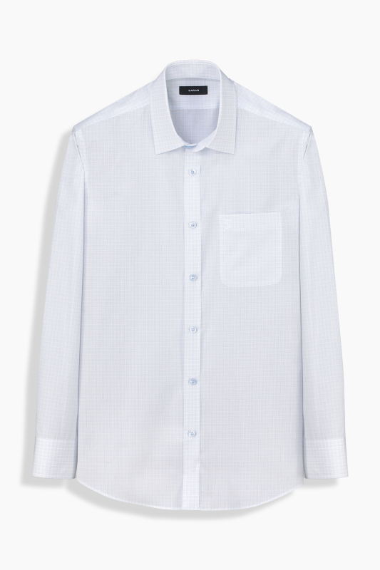 Elvio Cepli Kareli Mavi Gömlek 