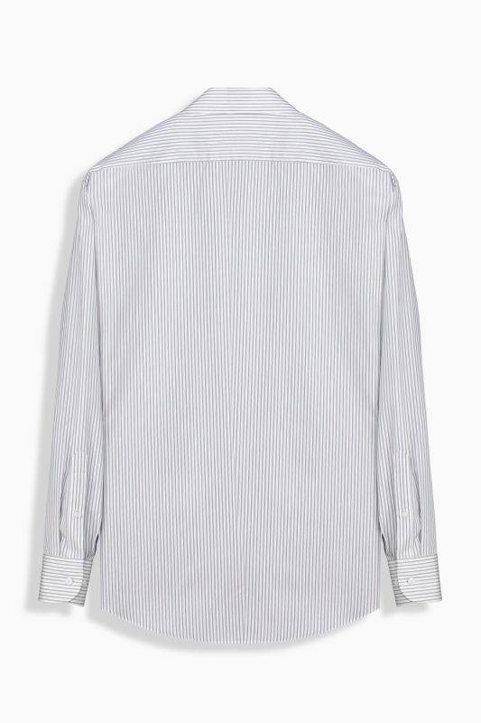 Elvio Çizgili Siyah Gömlek - SARAR