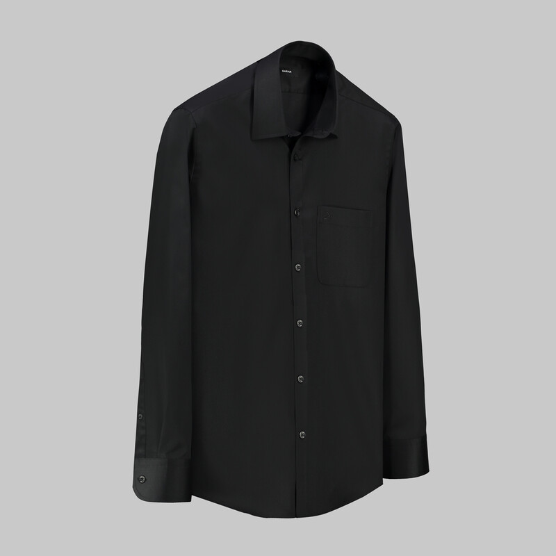 Elvio Selection Siyah Gömlek 