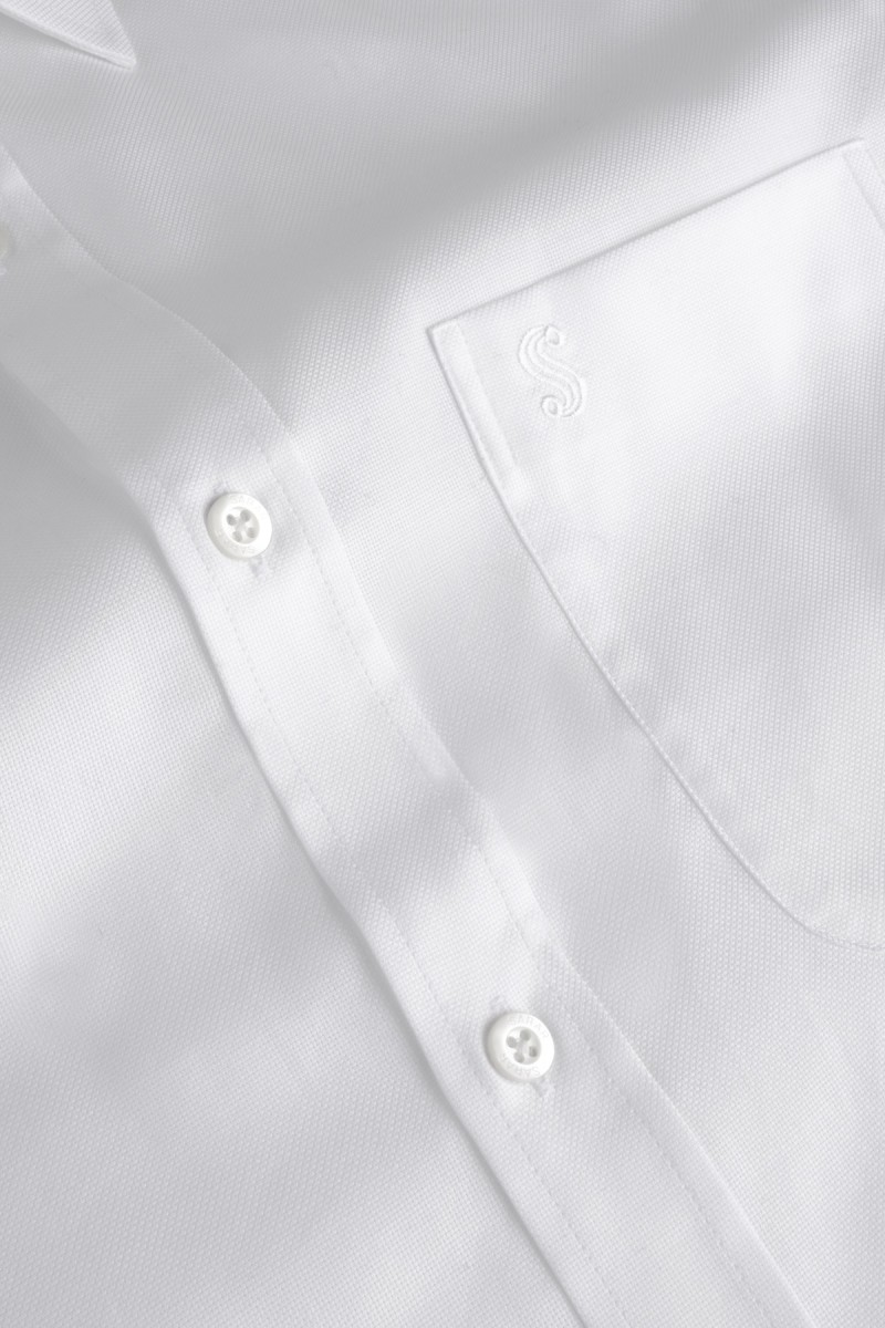 Elvio Co Pamuklu Beyaz Gömlek - 5