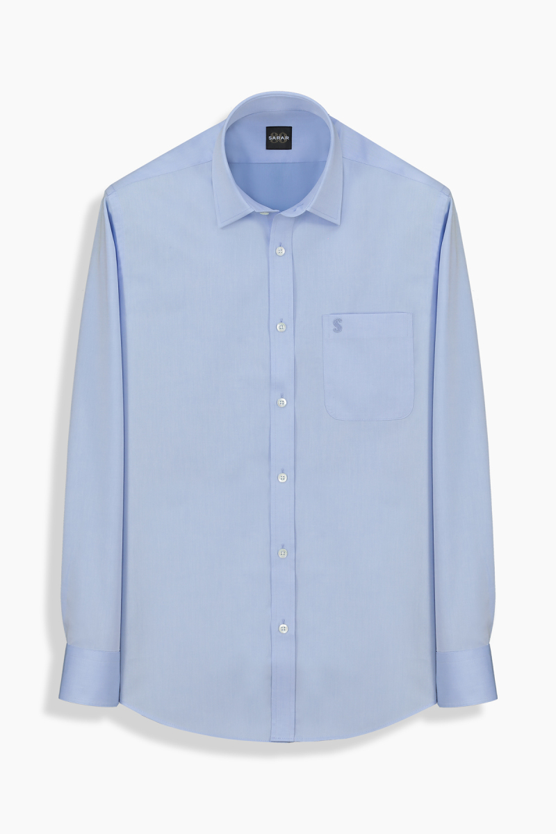 Elvio Co Pamuklu Koyu Mavi Gömlek - 1