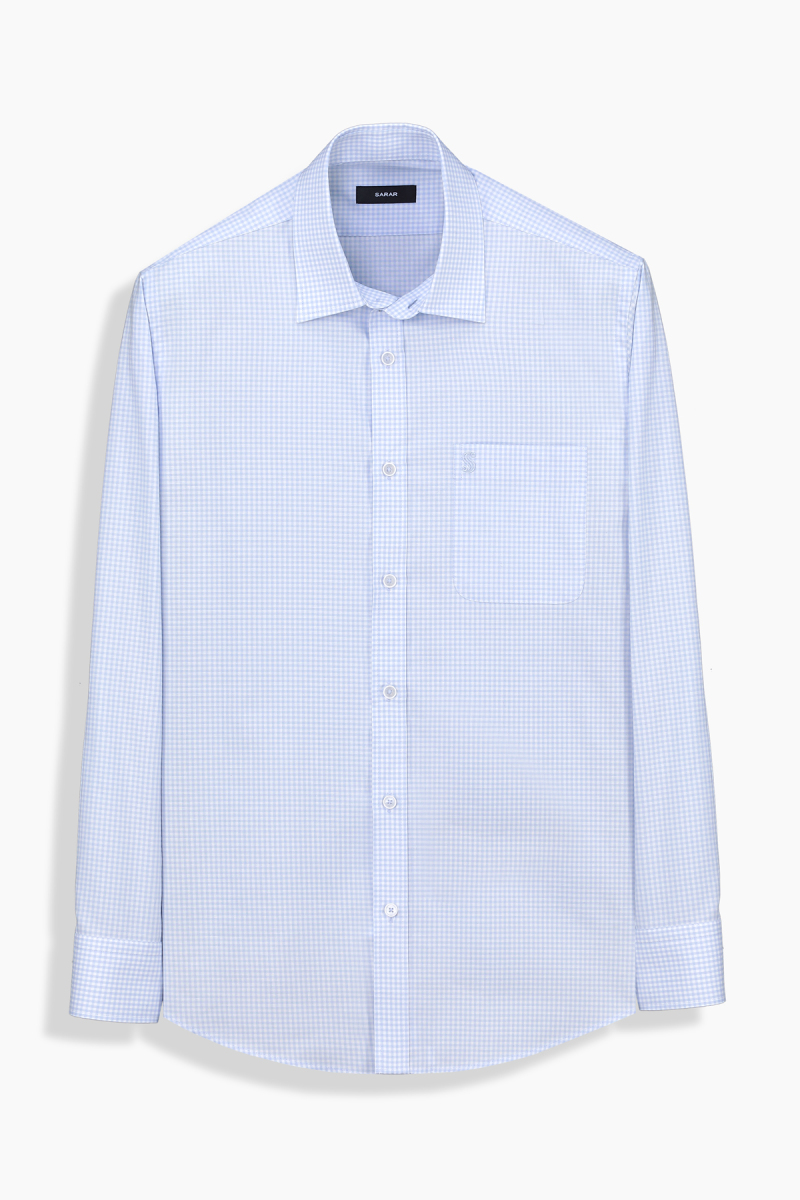 Elvio Co Uzun Kol Mavi Gömlek - 1