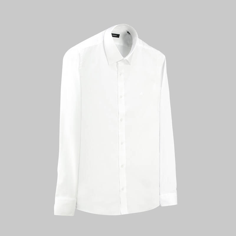 Elvio Easy Iron Slim Fit Beyaz Gömlek - 1