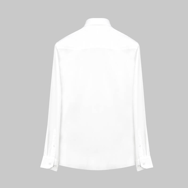 Elvio Easy Iron Slim Fit Beyaz Gömlek - 2