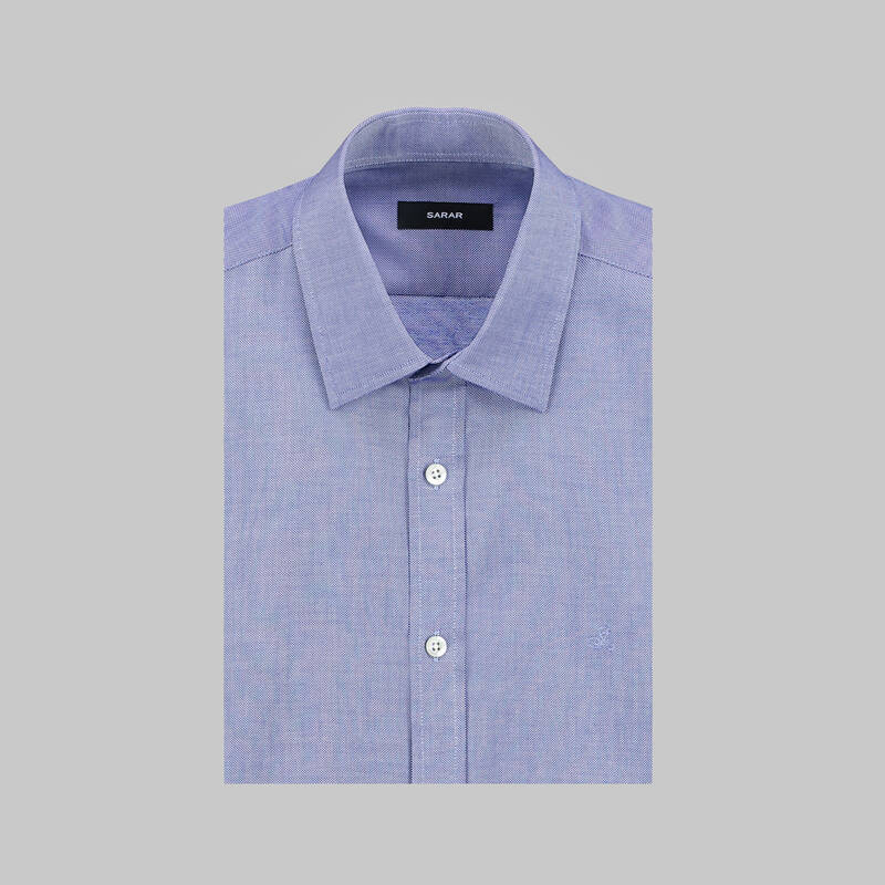 Elvio Easy Iron Slim Fit Koyu Mavi Gömlek - 3